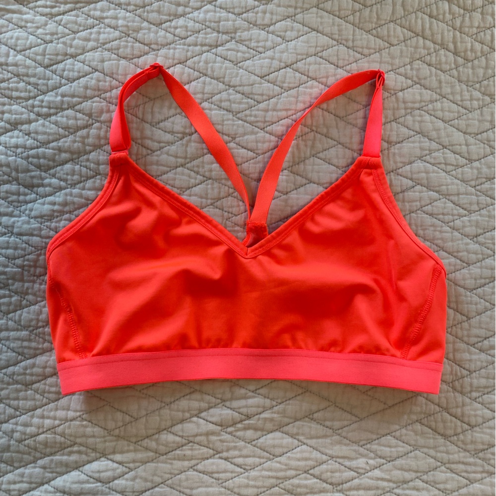 NWOT Victoria Secret VSX Sport neon orange sports bra Sz M